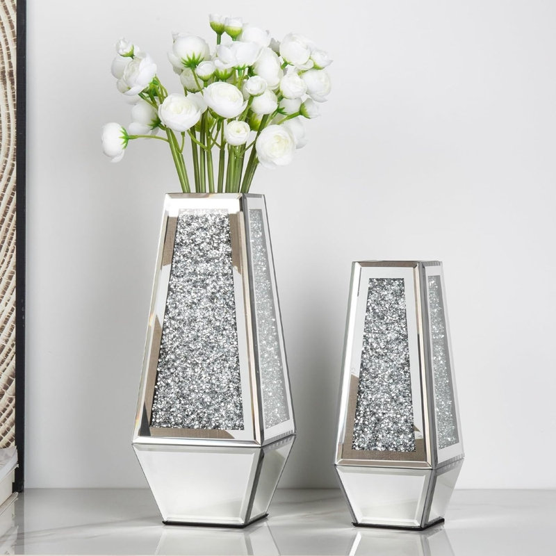 Broken Diamond Mirror Vase