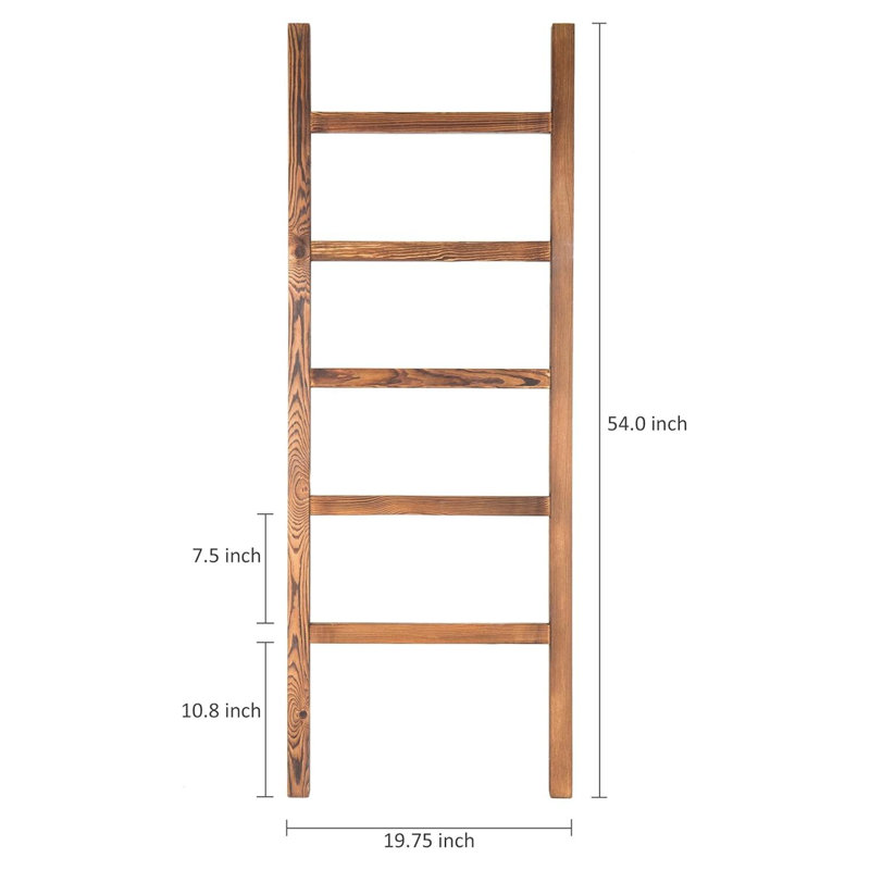 Échelle de couverture en bois 4,5 pi