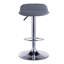 Estey Swivel Upholstered and Leather Match Adjustable Height Bar Stool