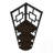 4 Tier Corner Etagere Bookcase, Modern Space-Saving Design for Office and Bedroom with Stylish Metal Frame-313798575