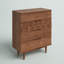 Commode en bois massif à 4 tiroirs l 35,4 po Petterson