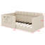 Upholstered Daybed Bed, High Side Panels Design with Side Entrance & Built-in Storage Pockets-1601653640-1601653638