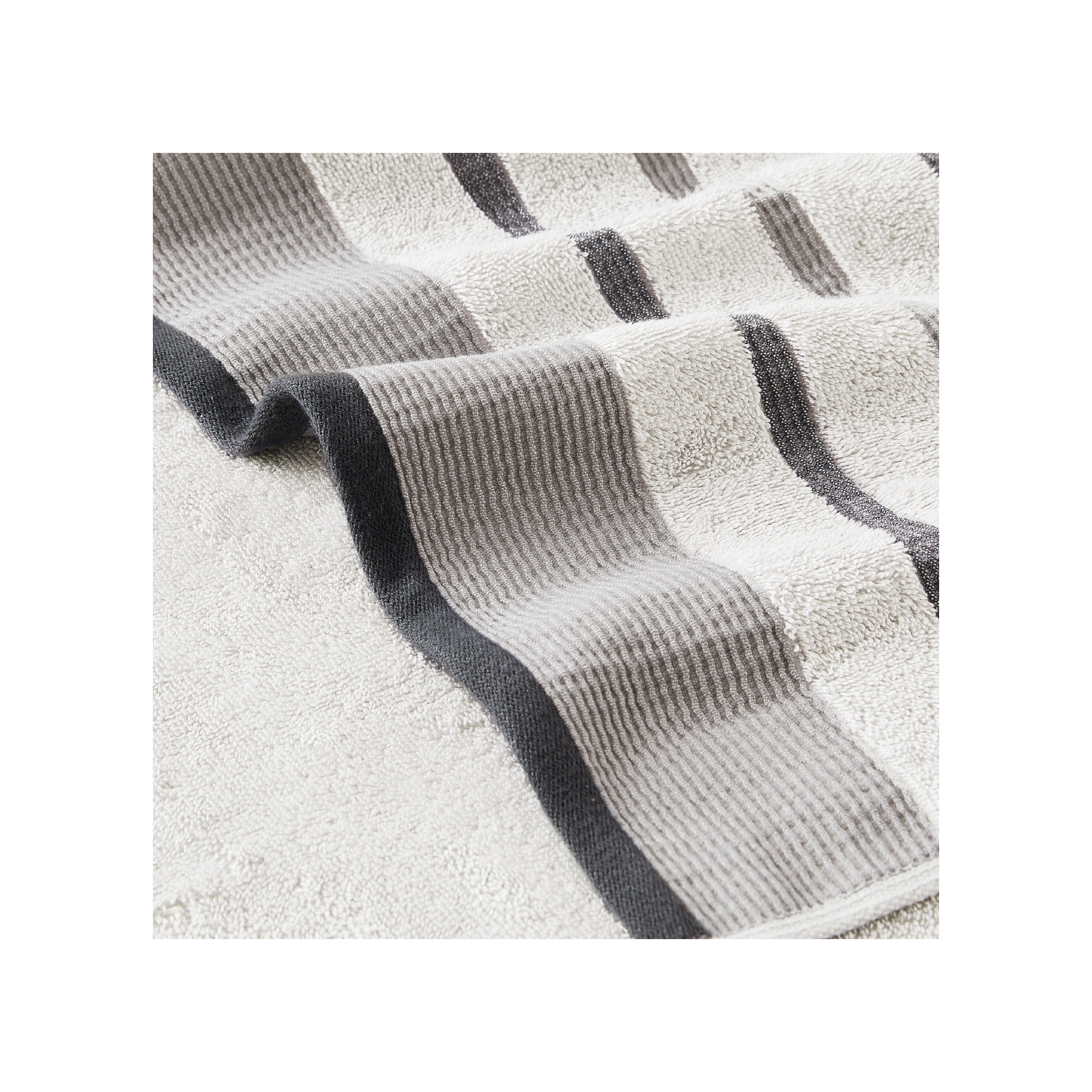 Deanthony Luxury Cotton Decorative, Bath Sheets - 2 Pack, Light Gray/Mid Gray/Dark Gray