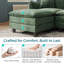 Canapé d'angle Arale Comfy Cloud avec pouf-221289734