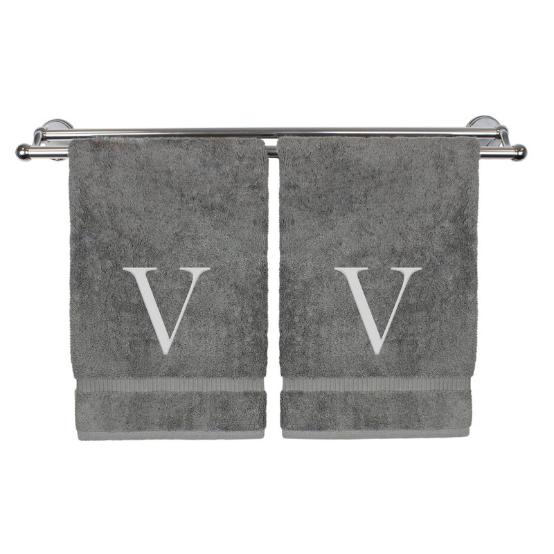 Cydny Hand Towel, V, Grey/Silver
