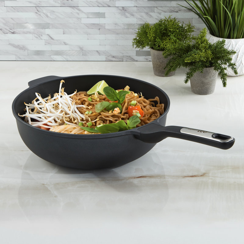 Poêle wok en céramique antiadhésive de 5,3 pte BergHOFF Leo Phantom, 12"