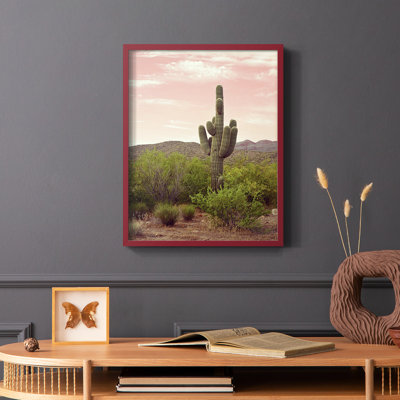 Arizona Desert, reproduction encadrée - bois massif