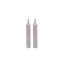 2 Pc  Sm Champagne Taper Flameless Candle-204899331