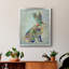 «Fantastic Florals Hare», assis sur toile de qualité supérieure - prêt à être accroché-85894136-85894137