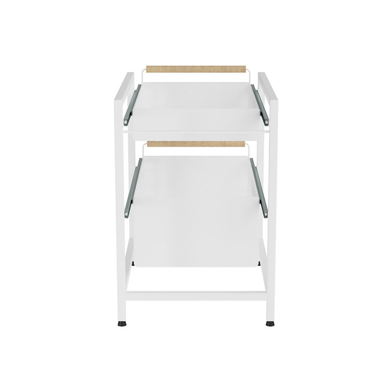 Spice Rack, 42cm H x 39cm W x 29.5cm D, White