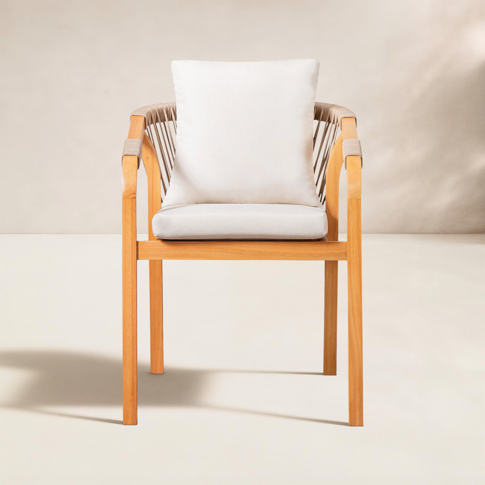 Bex Stackable Eucalyptus Patio Armchair