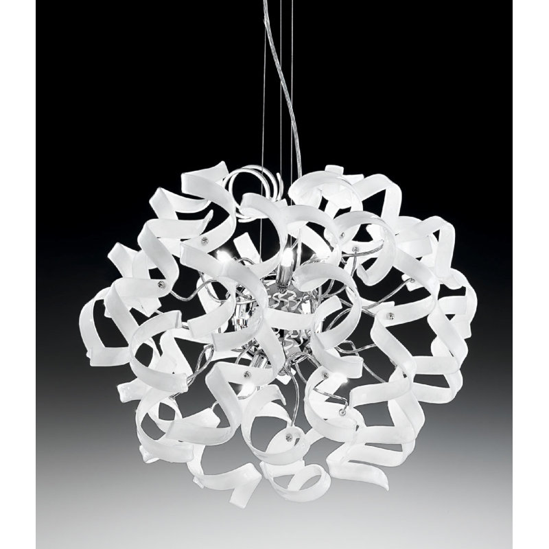 Astro 6-Light Novelty Pendant, White