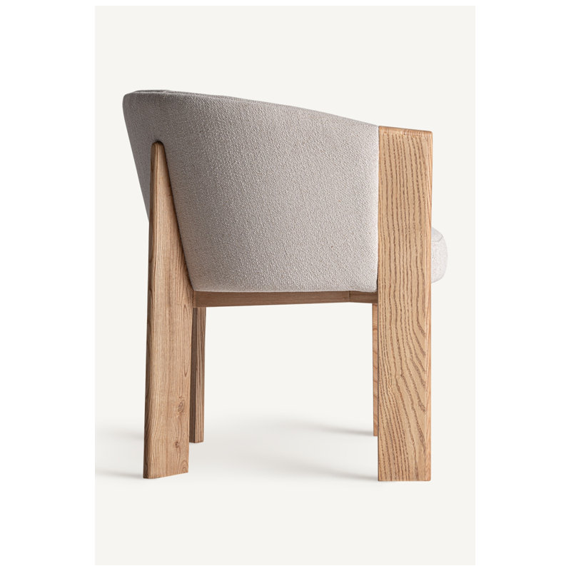 Nara Dining Chair, Brown, Beige