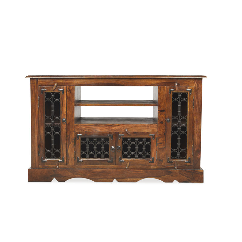 Jali Indian Unfinished TV Stand for TVs up to 50"