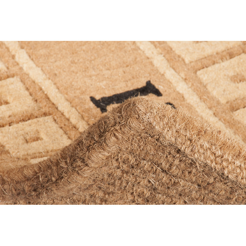 Lynette Geometric Outdoor Doormat, Rectangle 1'6" x 2'6", K