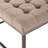 28" Square Button Tufted Metal Ottoman With Multiple Fabric Options-79910614