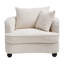 40" Chenille Upholstered Sofa Chair With Solid Wood Legs-1668440642