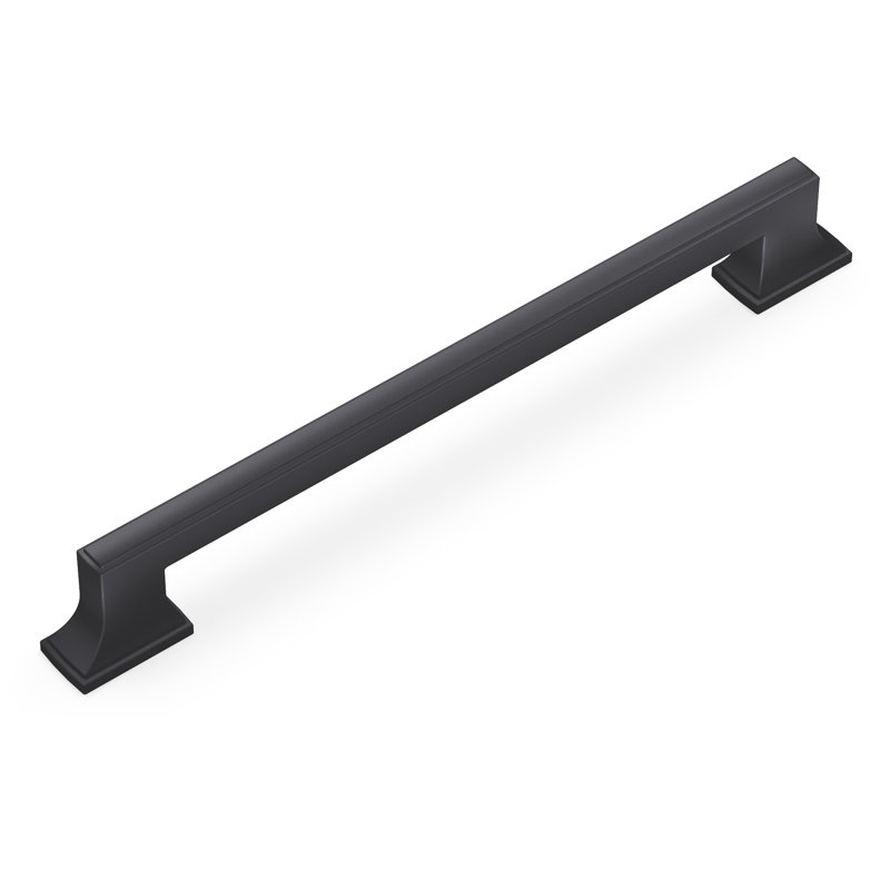 Brownstone Collection Appliance Pull - Cabinet Pull - Transitional Hardware for Drawers & Cabinets, 12", Matte Black