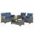 Deep Blue Cushion/Gray Frame is out of stock