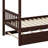 Bunk Bed With Trundle, Featuring Ladder And Safety Guardrails-597630358