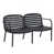Coussin beige, structure noire est en rupture de stock