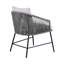 Chaise de patio avec coussin Brysa
