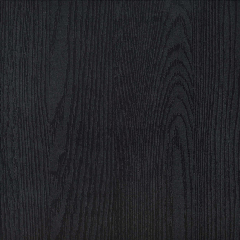 Table basse rectangulaire noire en stratifié