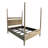 Venice Solid Wood Four Poster Bed-20723088-20723086