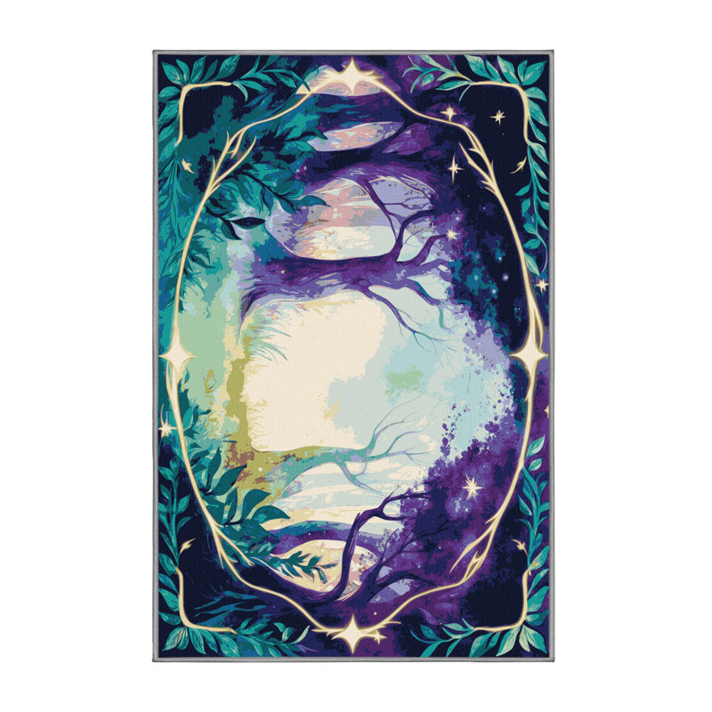 Spirit Tree Rug, Rectangle 4' x 6'