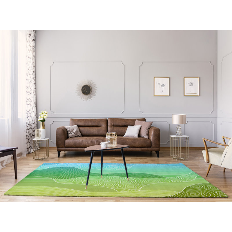 Chenille Abstract Indoor Rug, Rectangle 5' x 7'