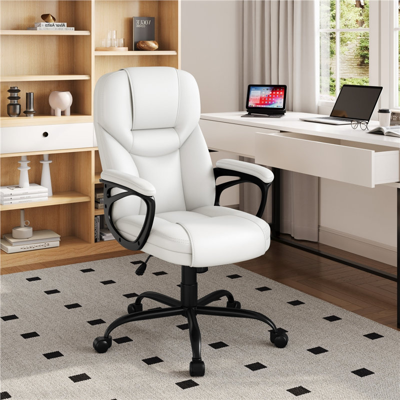 Fauteuil de direction de bureau, Blanc