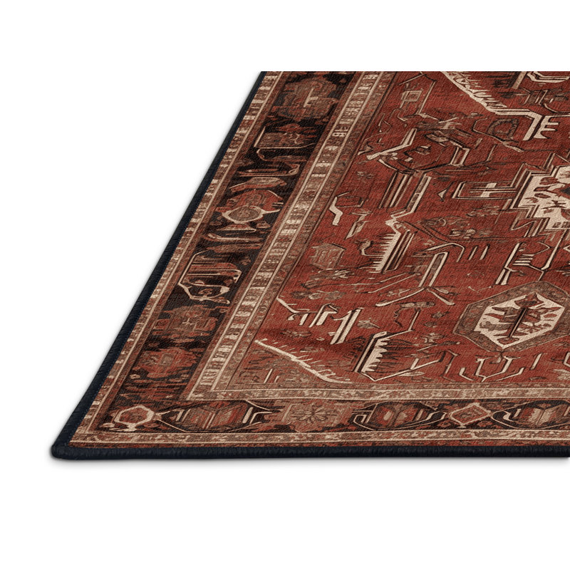 Tapis brun lavable à la machine, Tapis de couloir 2 pi x 5 pi