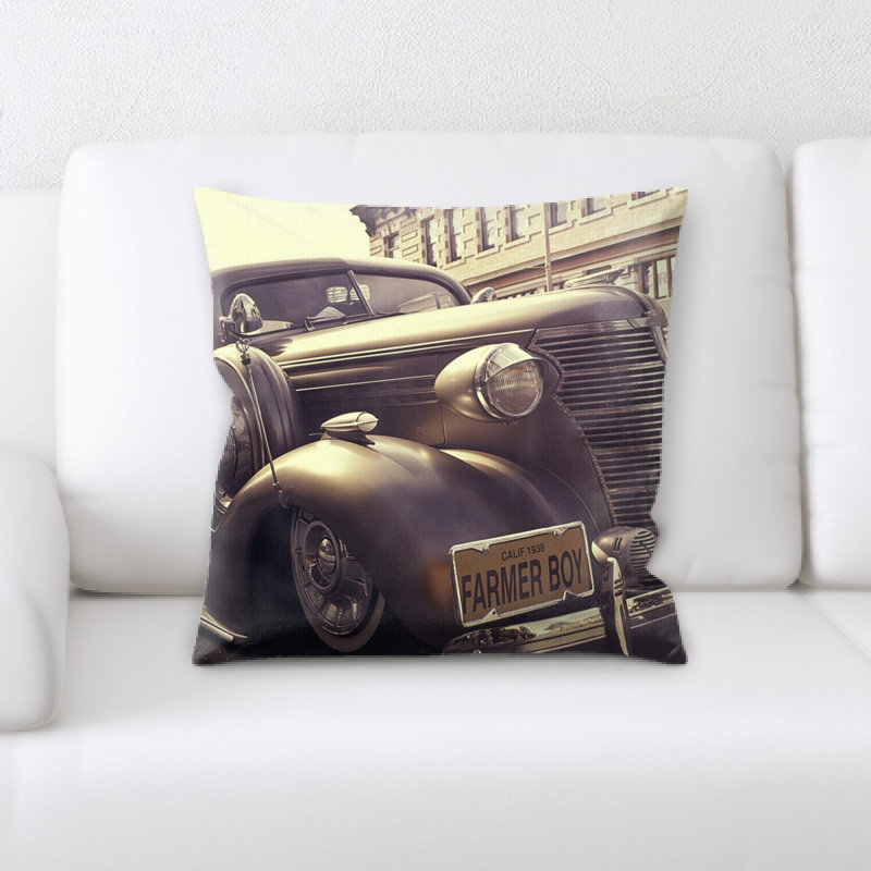 Coussin de voiture rétro