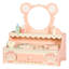 Coiffeuse avec miroir et tiroir de rangement Kids Beauty