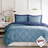Full/queen Reversible Down Alternative Comforter Set With 3m Scotchgard