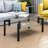 Rectangle Glass Coffee Table, Clear Coffee Table,Modern Side Center Tables -356900515-356900517