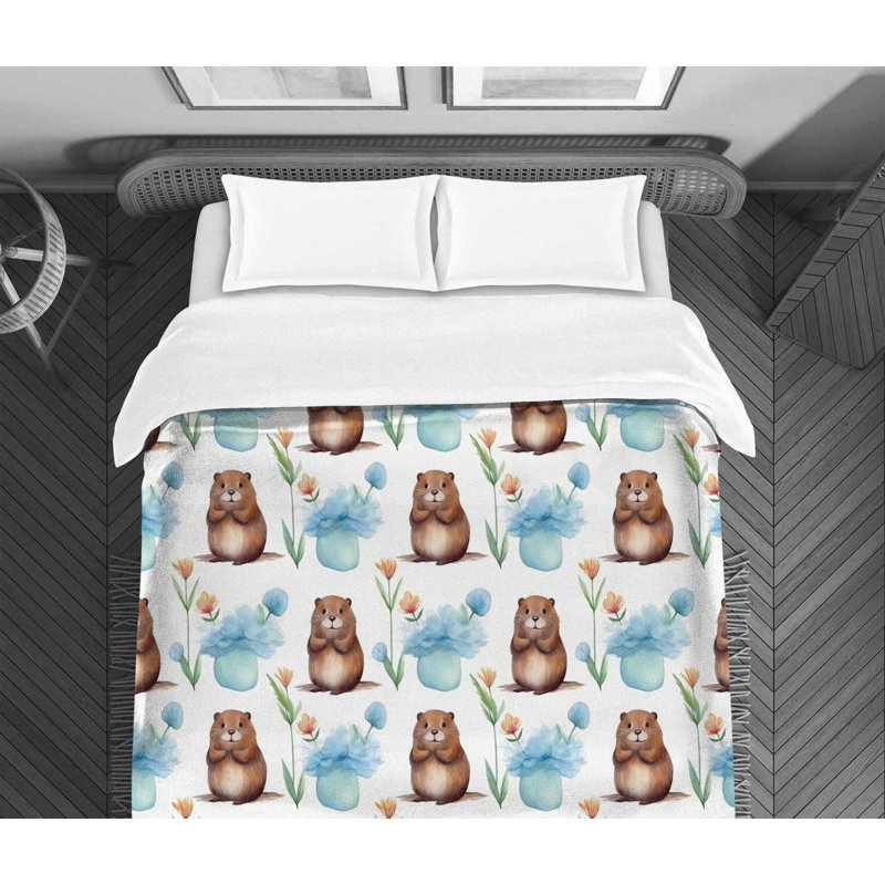 Beaver WildlifeMilburt Bedding, Twin Comforter