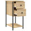 Eusden Bedside Cabinet 32x42x70 cm Engineered Wood-1350756619