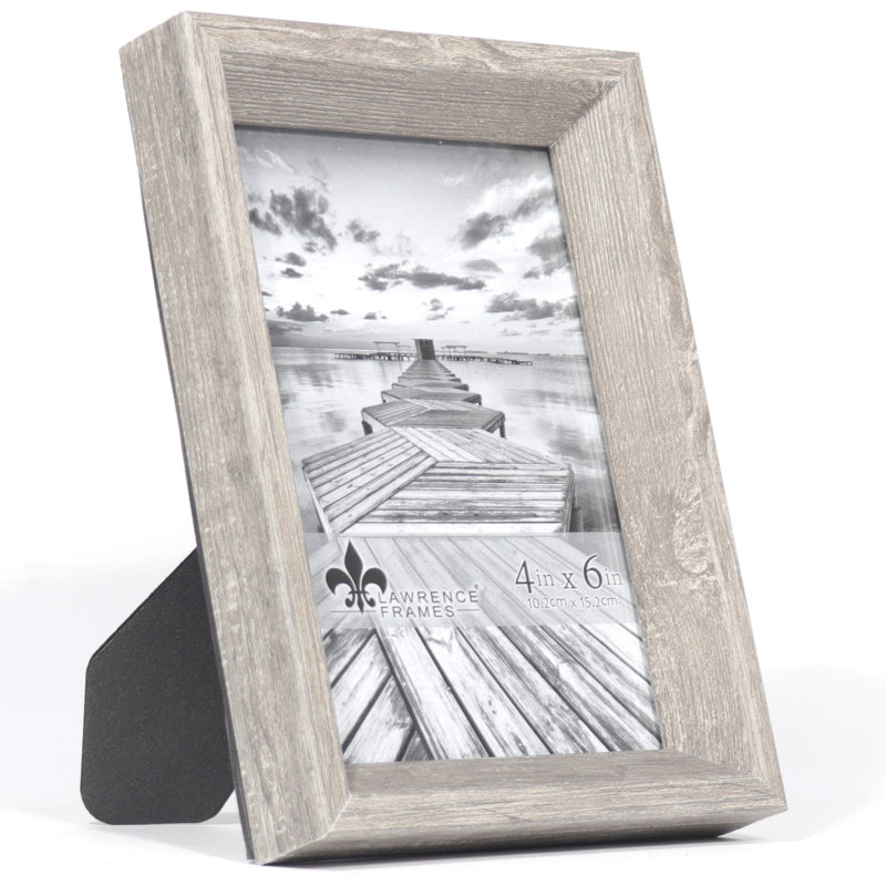Cadre photo Diane, Gris, 4 po x 6 po