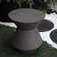 Table d'appoint de terrasse de 18,1 po de hauteur - Faux accent pour la vie en plein air