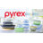 Pyrex Simply Store Tinted 5-Pack Round Storage Set with Plastic Lids, Blue