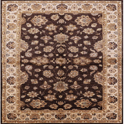 Tapis oriental noir / ivoire Hampartsum