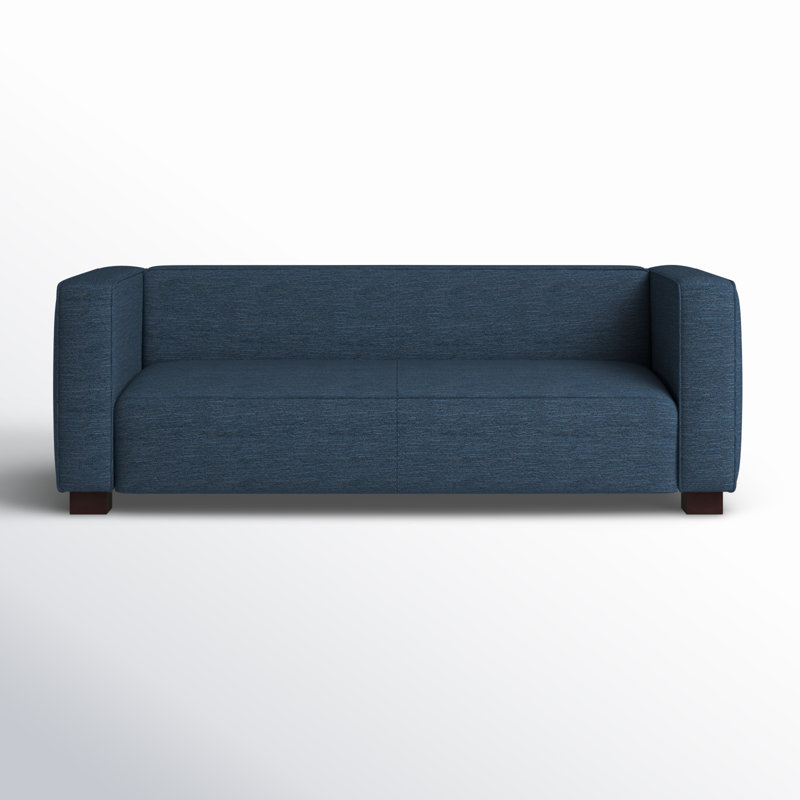 Causeuse en tissu Tuveson, Polyester bleu marine