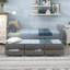 Lit de jour avec couchette et tiroirs, taille simple-1497813837