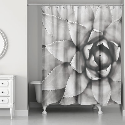 Rideau de douche simple Floral