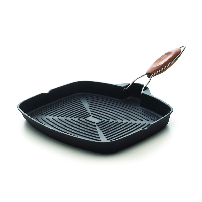 Grigliosa 25cm Aluminum Grill Pan / Griddle Set