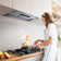 VIKIO 36" 600 CFM Convertible Insert Range Hood in Stainless Steel with Baffle Filter, Charcoal Filter and LED Lights
