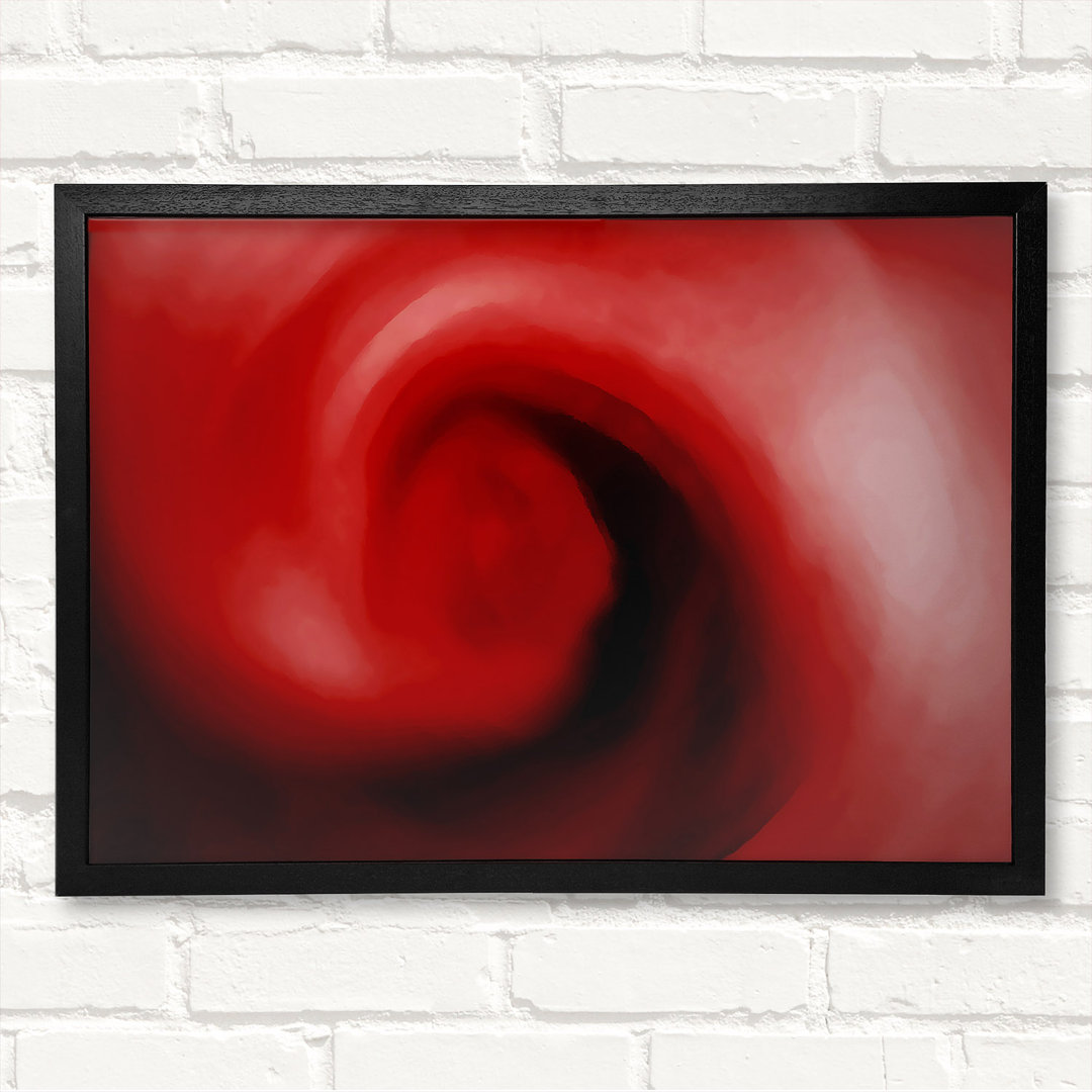 Gerahmtes Leinwandbild Hurricane Red