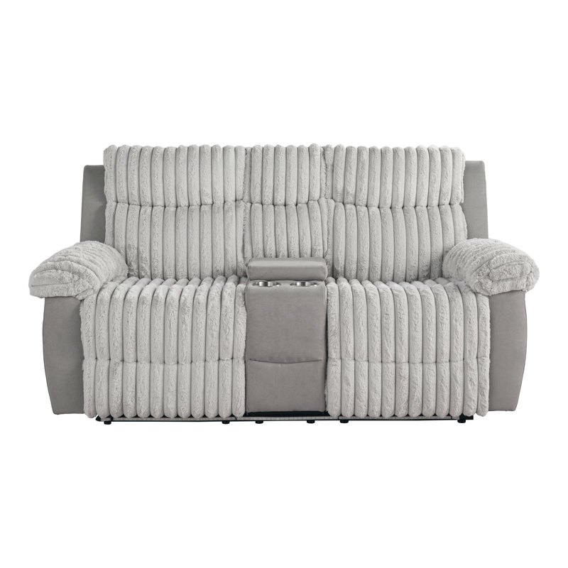 Causeuse inclinable manuelle Shirlene, Gris