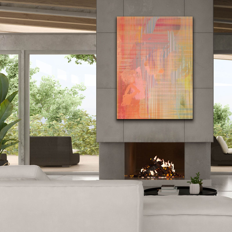  «Cyber Composite 2» par Victoria Barnes, art mural sur toile, 40 po x 54 po